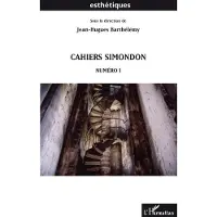 Editions L'Harmattan Cahiers simondon