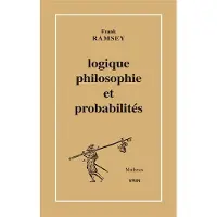 Vrin Logique, philosophie et probabilités
