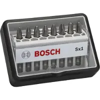 Bosch Embouts de vissage courts qualité extra-dure Robust Line, sets de 8 pièces (Sx)