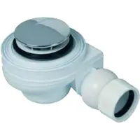 Sanit douchebakafvoer compleet voor douchebak met gat 52mm chroom (Ensemble de drainage)