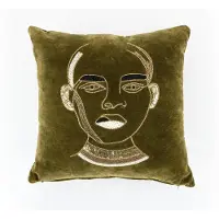 By-Boo Coussin By-Boo Dax Green 50 x 50 cm