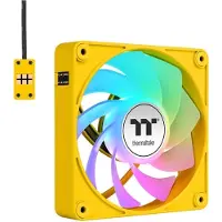 Thermaltake TT CT120 EX Reverse ARGB PC Cooling Fan 3 Pack Bumblebee (120 mm, 3x), Ventilateur PC, Jaune