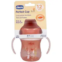 Chicco 360 Perfect X 12m+ tasse d’apprentissage avec poignées Pink 1 pcs