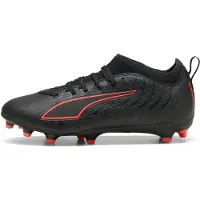 Puma Garçons, Chaussures de football, ULTRA 6 MATCH FG/AG Jr (34.5), Rouge, Noir