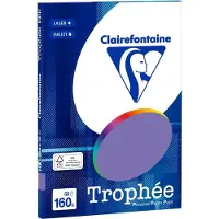 Clairefontaine Violet A4 Papier couleur 210 g/m² (250 feuilles)