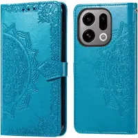 IMoshion Etui de télephone Mandala pour Oppo Find X9 - Turquoise