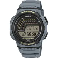 Casio WS-1800-2AVEF Montre Numérique Sportive pour Homme Bracelet en Résine Gris 45mm 10 ATM