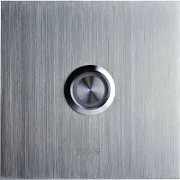 M-E Modern-Electronics Bouton de sonnette encastré 10x10 en inox