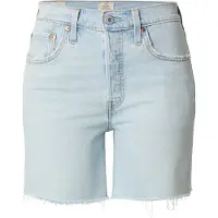 Levi's 501 Mid Thigh Lw Denim Shorts Bleu 29 Femme