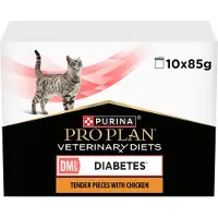 Purina Pro Plan VD DM Diabetes Management - Poulet - 10 x 85 g