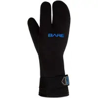 Bare 7 Mm Gloves Noir 2XL