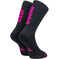 Sporcks Chaussettes Keep Going Noir, Taille XS.