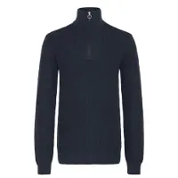 Blend Pull-over ' BHDENO HALFZIPP ' bleu foncé