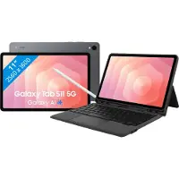 Samsung Galaxy Tab S11 11 Pouces 128 Go Wifi + 5G Gris EE + BlueBuilt Étui Clavier AZERTY