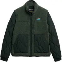 Superdry Veste mi-saison olive / vert foncé