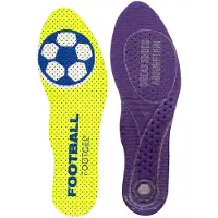 Footgel Semelles pour le football Le gel Thermocrep absorbe les chocs