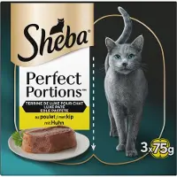 Sheba Perfect Portions Luxe Pâtée au poulet pour chat