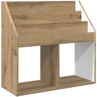 vidaXL Étagère pour enfants Artisan Chêne 72,5 x 29,5 x 69 cm Matériau dérivé du bois