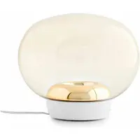 Stilnovo Lampe de Table , La Mariée, dimmable, Or / laiton, Salon / séjour, Verre, Design