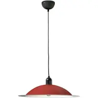 Stilnovo Suspension , Lampiatta, Rouge, Salon / séjour, Métal, Design