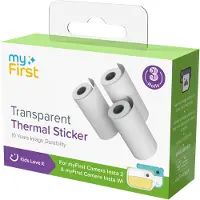 MyFirst Autocollant Insta Wi transparent, or, argent