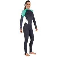 Mares Combinaison De Plongée En Néoprène à Manches Longues Et Fermeture éclair Frontale Pour Femme Trilastic 1 Mm