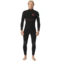 Rip Curl Fbomb Fusion 3/2 Mm Long Sleeve Free Zip Neoprene Suit Noir MS Homme