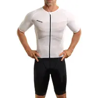 Synergy Pro 2.0 Short Sleeve Trisuit Blanc XL Homme