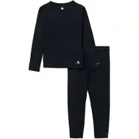 Burton Lightweight Long Sleeve Base Layer Set Noir 3 Years Garçon