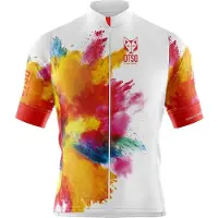 Otso Colors Short Sleeve Jersey Blanc L Homme