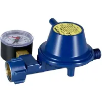 Talamex Régulateur De Pression De Gaz Gok Droit 30mbar Avec Manomètre