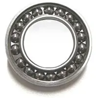 BLACK BEARING 6902-2rs Ceramic Bearings Argenté 15 x 28 x 7 mm