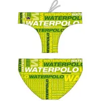 Turbo Text Swimming Brief Vert XL Homme