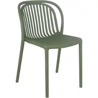 Oviala Chaise de terrasse vert olive - Copenhague