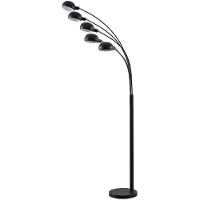 LINDBY Lampadaire , Jewa, Noir, Salon / séjour, Métal, Moderne
