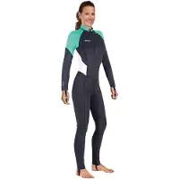 Mares Combinaison De Plongée En Néoprène à Manches Longues Et Fermeture éclair Frontale Pour Femme Trilastic 1 Mm