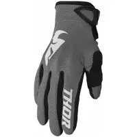 Thor Gant Moto Cross Gris Pour Enfant Sector Taille Xxs 3332-1748 / 2xs Neuf