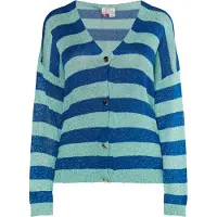 IZIA Cardigan bleu / turquoise