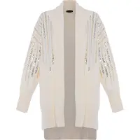 Faina Cardigan or / argent / blanc cassé