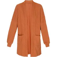 IZIA Cardigan cognac