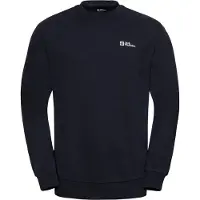 Jack Wolfskin Sweat-shirt 'Essential' bleu foncé / blanc