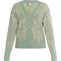Usha Cardigan crème / vert