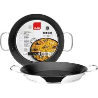 Ibili Poêle à Paella Acier Inoxydable Bistrot 36 Cm