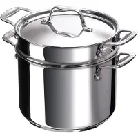 Beka Chef, 7,6 l, Acier inoxydable, Céramique, Gaz, Halogène, Induction, Plaque de cuisson solide, Acier inoxydable, 24 cm