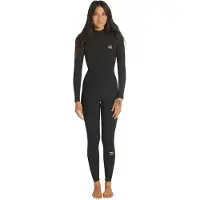 Billabong Synergy 3/2 Mm Woman Long Sleeve Back Zip Neoprene Suit Noir 12 Femme