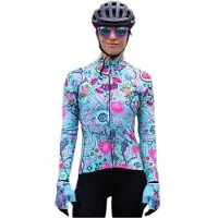 CYCOLOGY Secret Garden Winter Long Sleeve Jersey Bleu M Femme