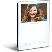 SCS SENTINEL Interphone vidéo filaire, couleur blanche - VisioKit 4.3 -
