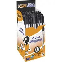 BIC Cristal Pen 50 Units Noir Enfants