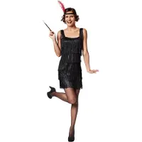 TecTake dressforfun - Costume femme charleston M - déguisement déguisement halloween déguisement fête carnaval déguisement fête - 301581