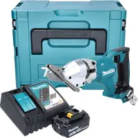 Makita DJS 800 RF1J Cisaille à fibrociment sans fil 18 V Brushless + 1x batterie 3,0 Ah + chargeur + Makpac